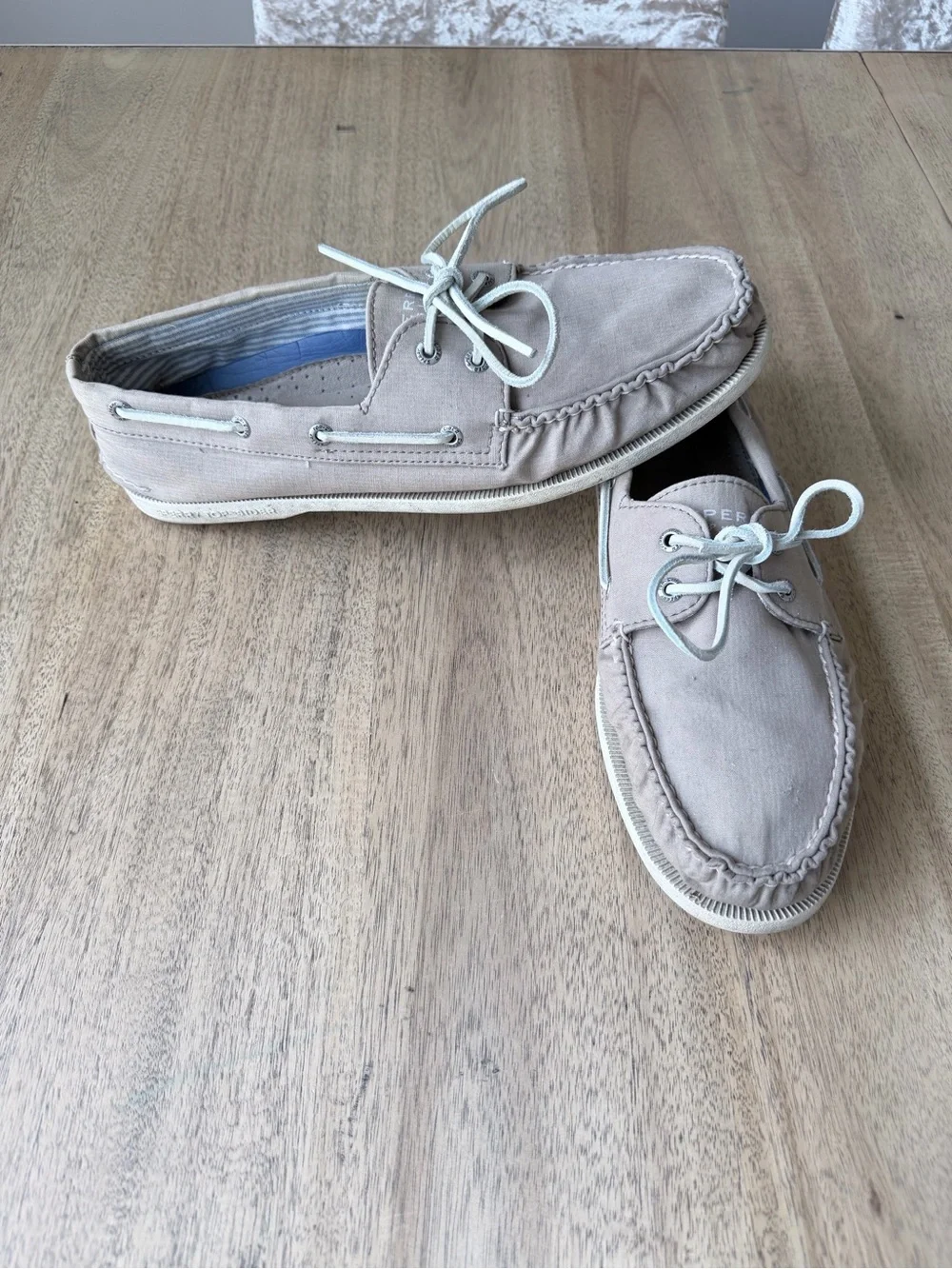 SPERRY TOP SIDER Authentic Original Boat Shoe Men’s Beige 13